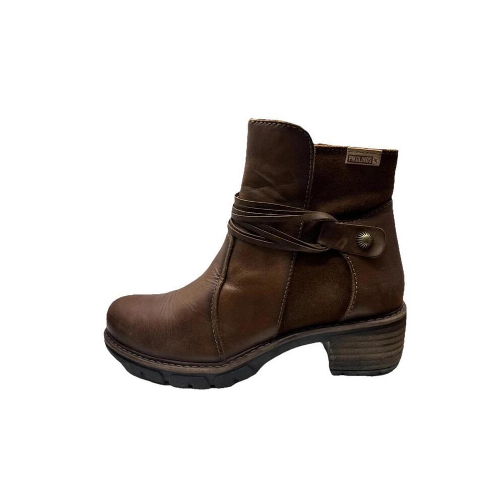 Pikolinos Women's  San Sebastian Leather Ankle Boots EU 36  US 5.5-6  Brown - Picture 2 of 11